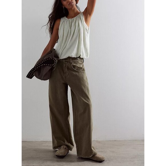 🆕 FREE PEOPLE We The Free Unconditional Tank / Pale Aqua - Picture 3 of 13